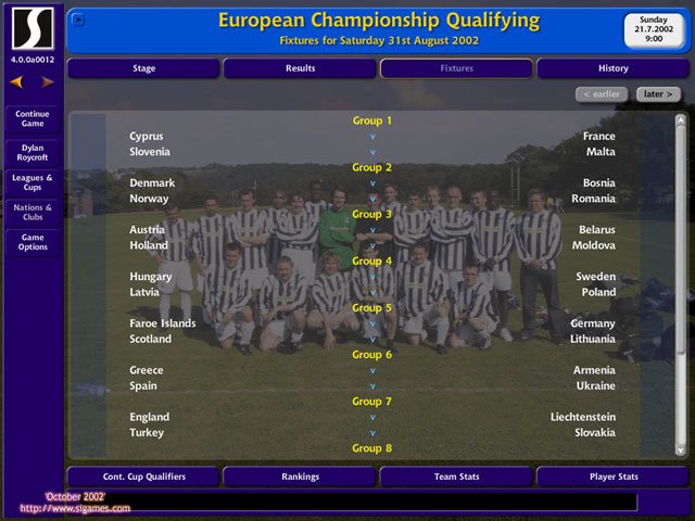 Скриншот из игры Championship Manager 4 - 54