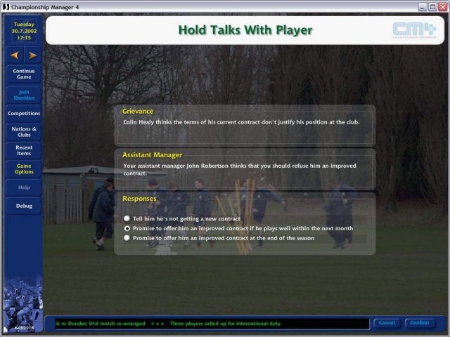 Скриншот из игры Championship Manager 4 - 52