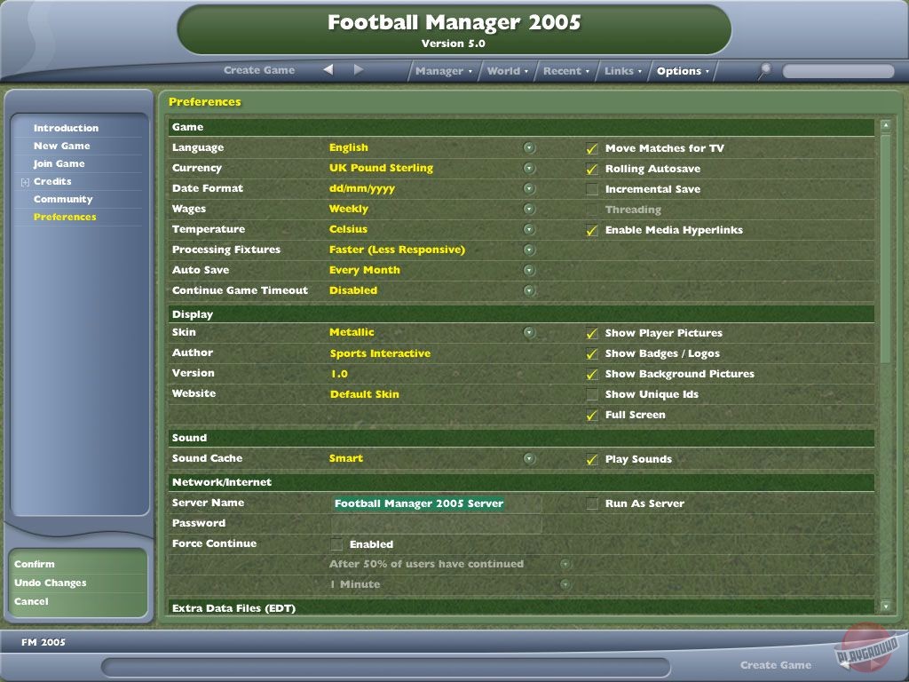 Скриншот из игры Football Manager 2005 - 9