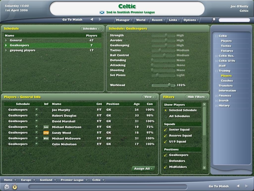 Скриншот из игры Football Manager 2006 - 11