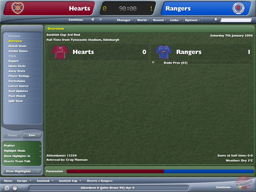 Скриншот из игры Football Manager 2006 - 24