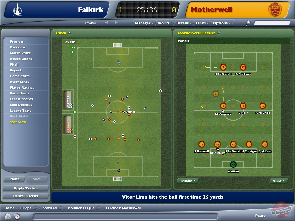 Скриншот из игры Football Manager 2006 - 28