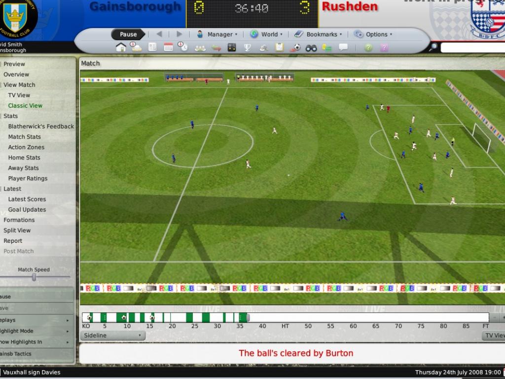 Скриншот из игры Football Manager 2009 - 35