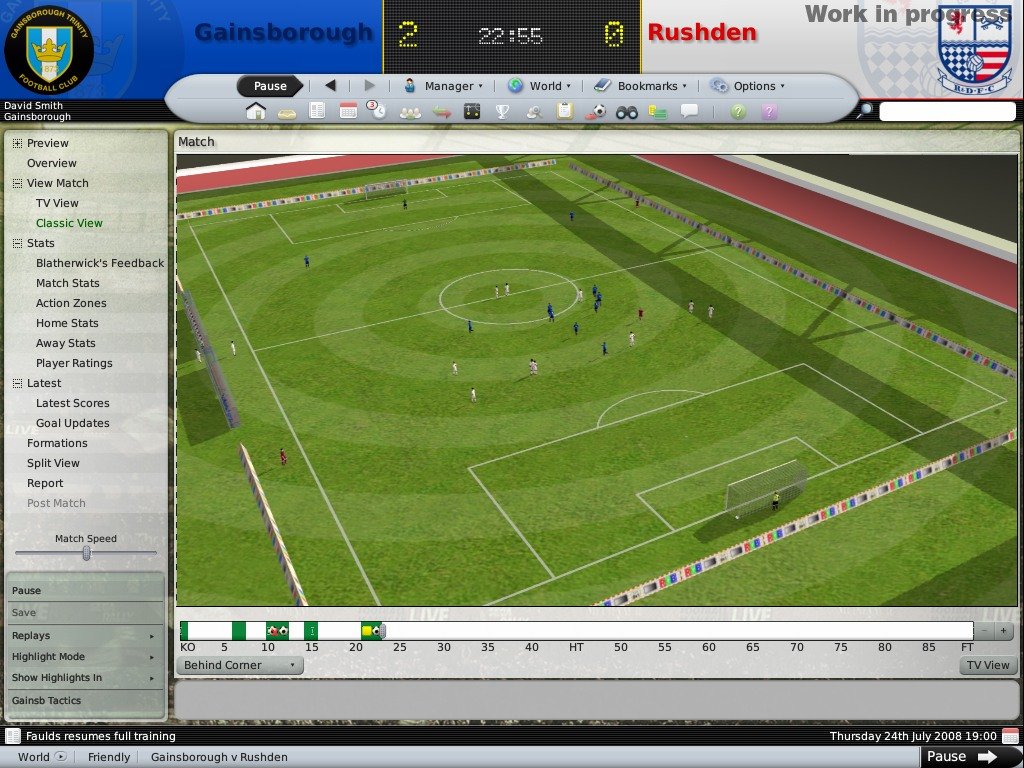 Скриншот из игры Football Manager 2009 - 1