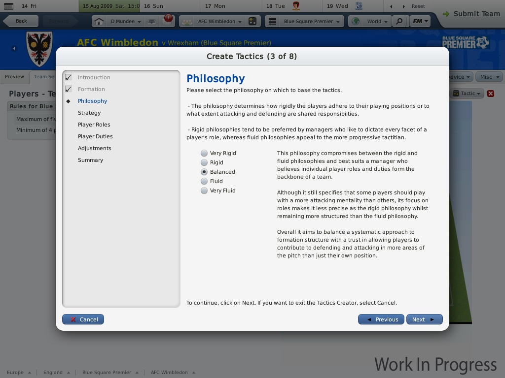Скриншот из игры Football Manager 2010 - 44