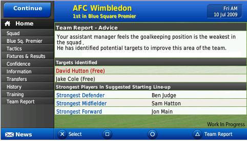 Скриншот из игры Football Manager 2010 - 67