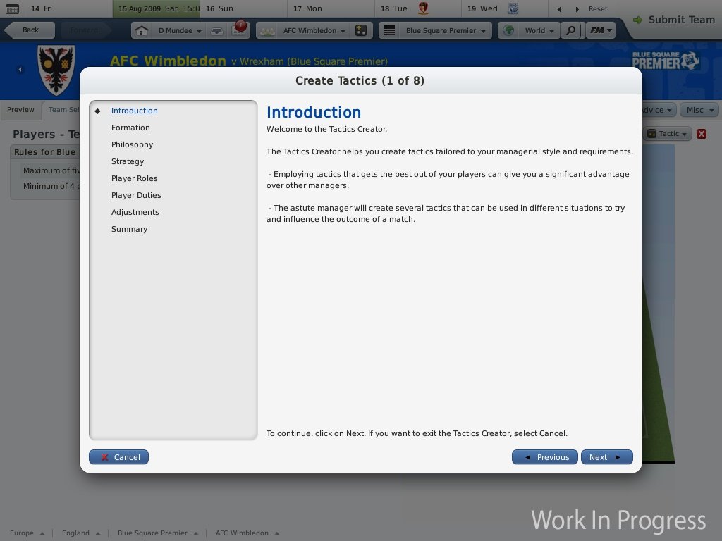 Скриншот из игры Football Manager 2010 - 62