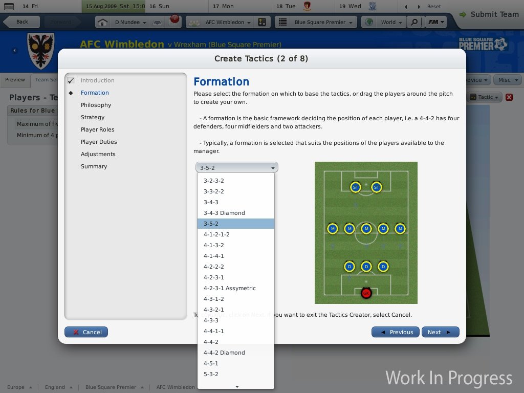 Скриншот из игры Football Manager 2010 - 91