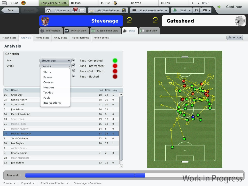 Скриншот из игры Football Manager 2010 - 66