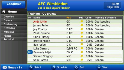 Скриншот из игры Football Manager 2010 - 65