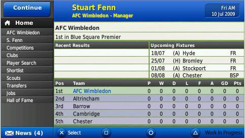Скриншот из игры Football Manager 2010 - 98