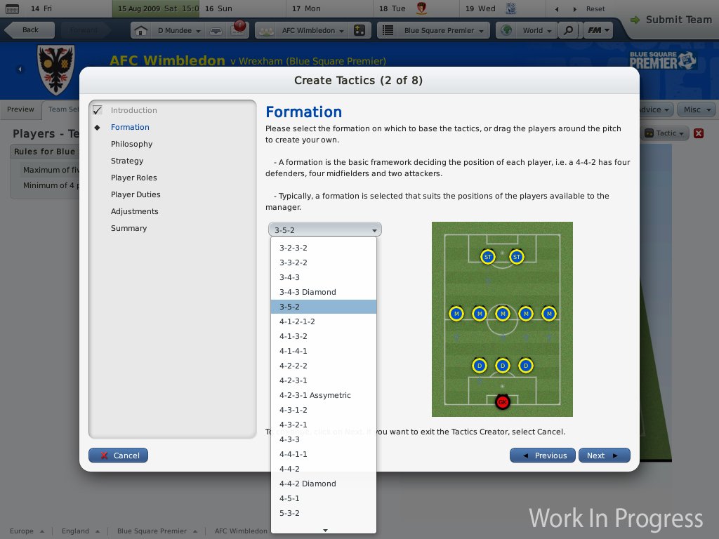 Скриншот из игры Football Manager 2010 - 95