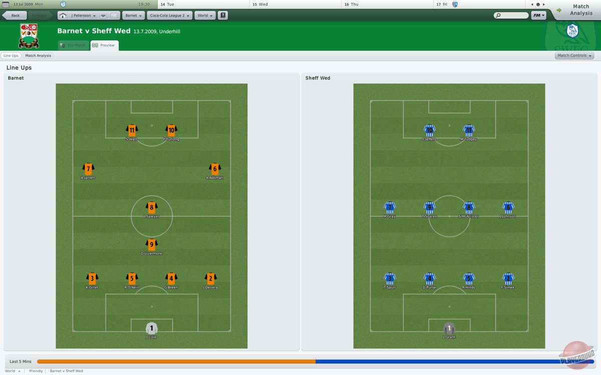 Скриншот из игры Football Manager 2010 - 18