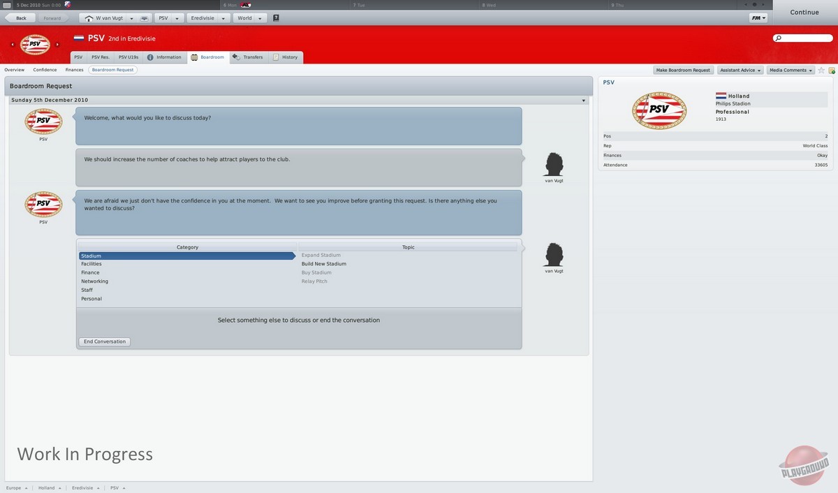 Скриншот из игры Football Manager 2011 - 61