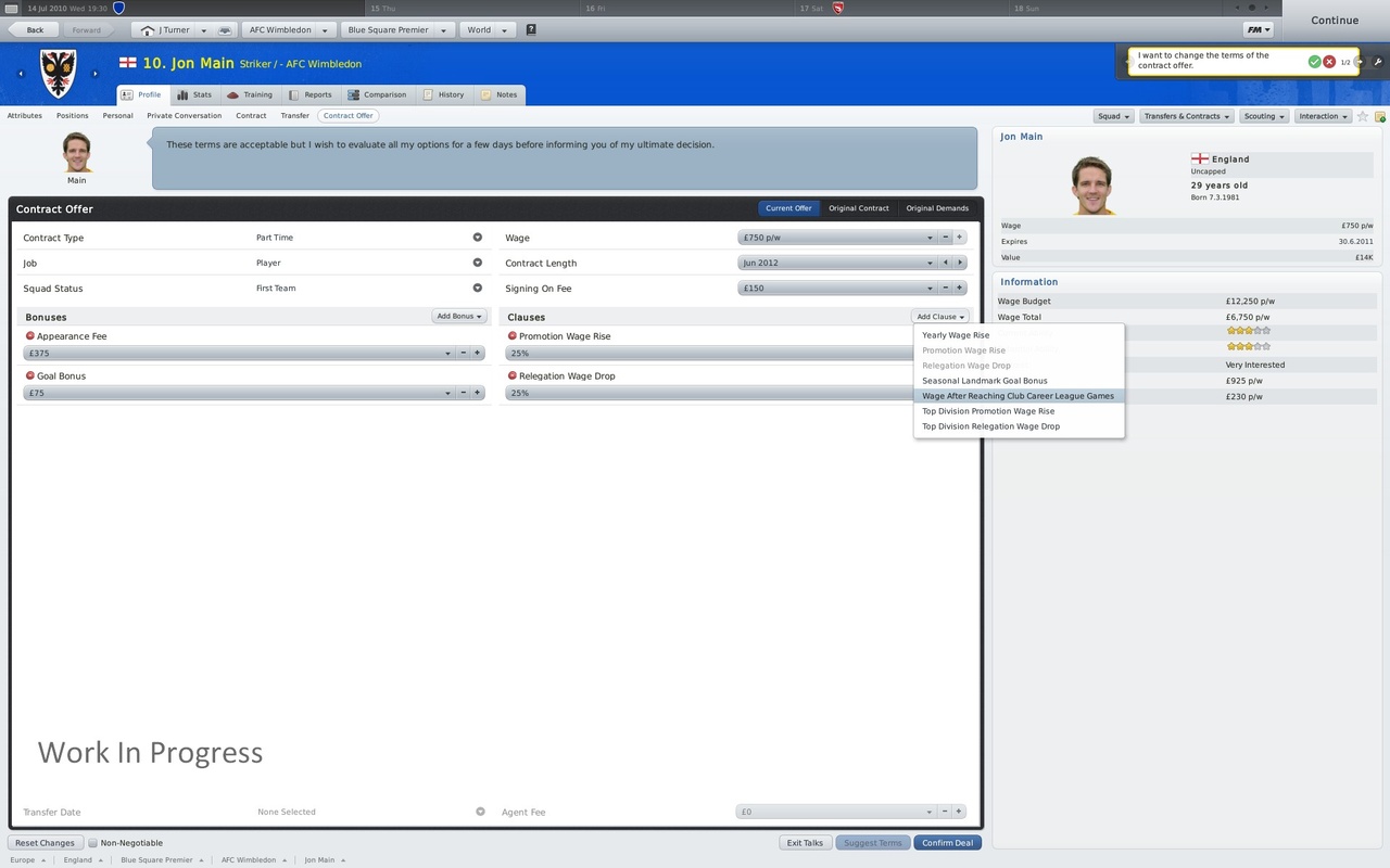 Скриншот из игры Football Manager 2011 - 44