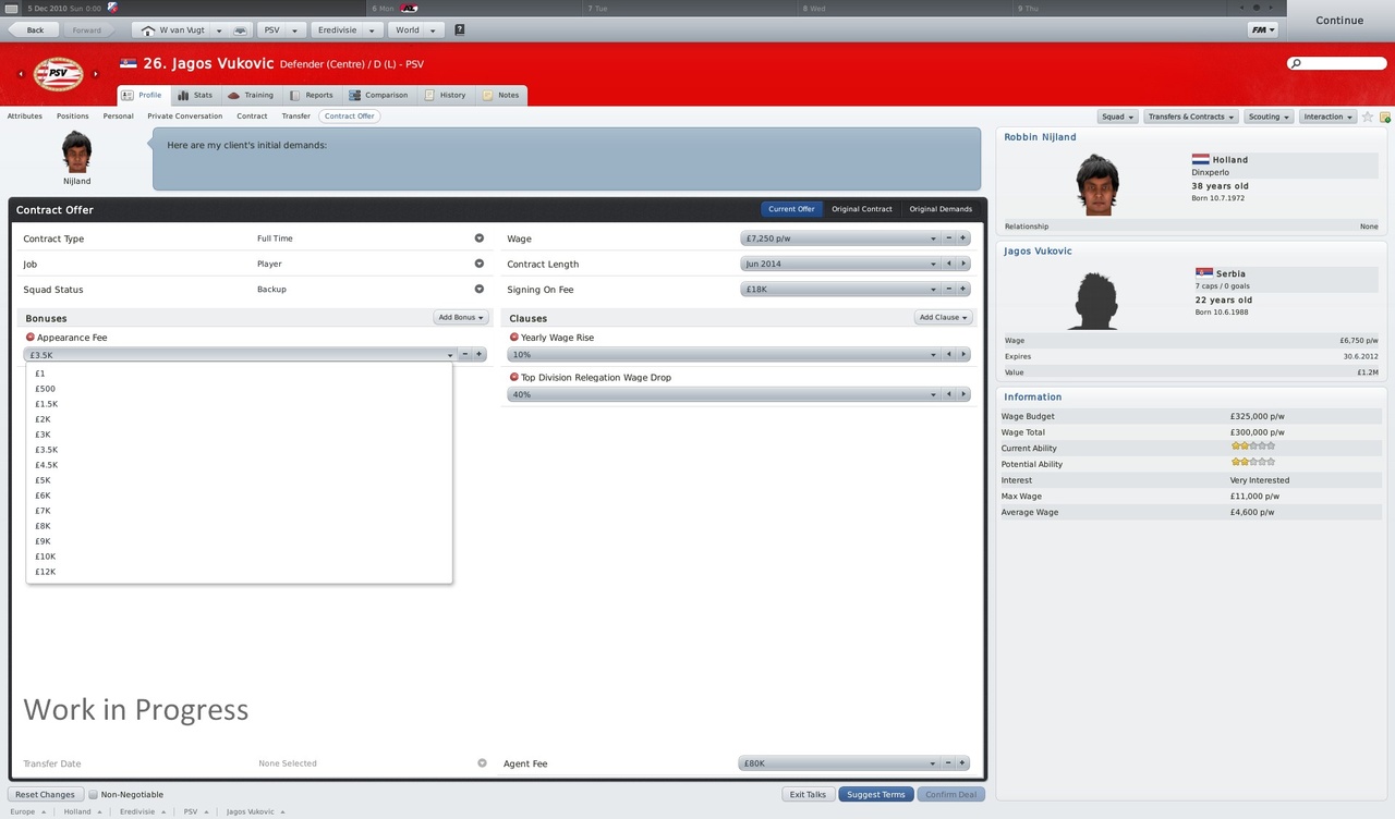 Скриншот из игры Football Manager 2011 - 42
