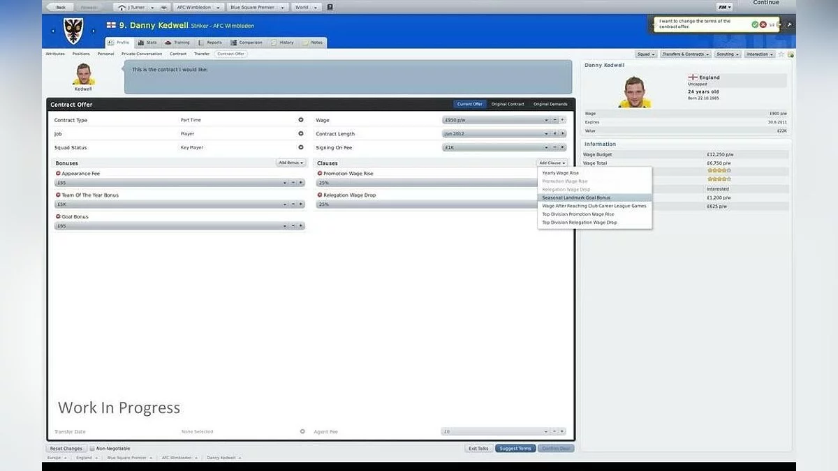 Скриншот из игры Football Manager 2011 - 31