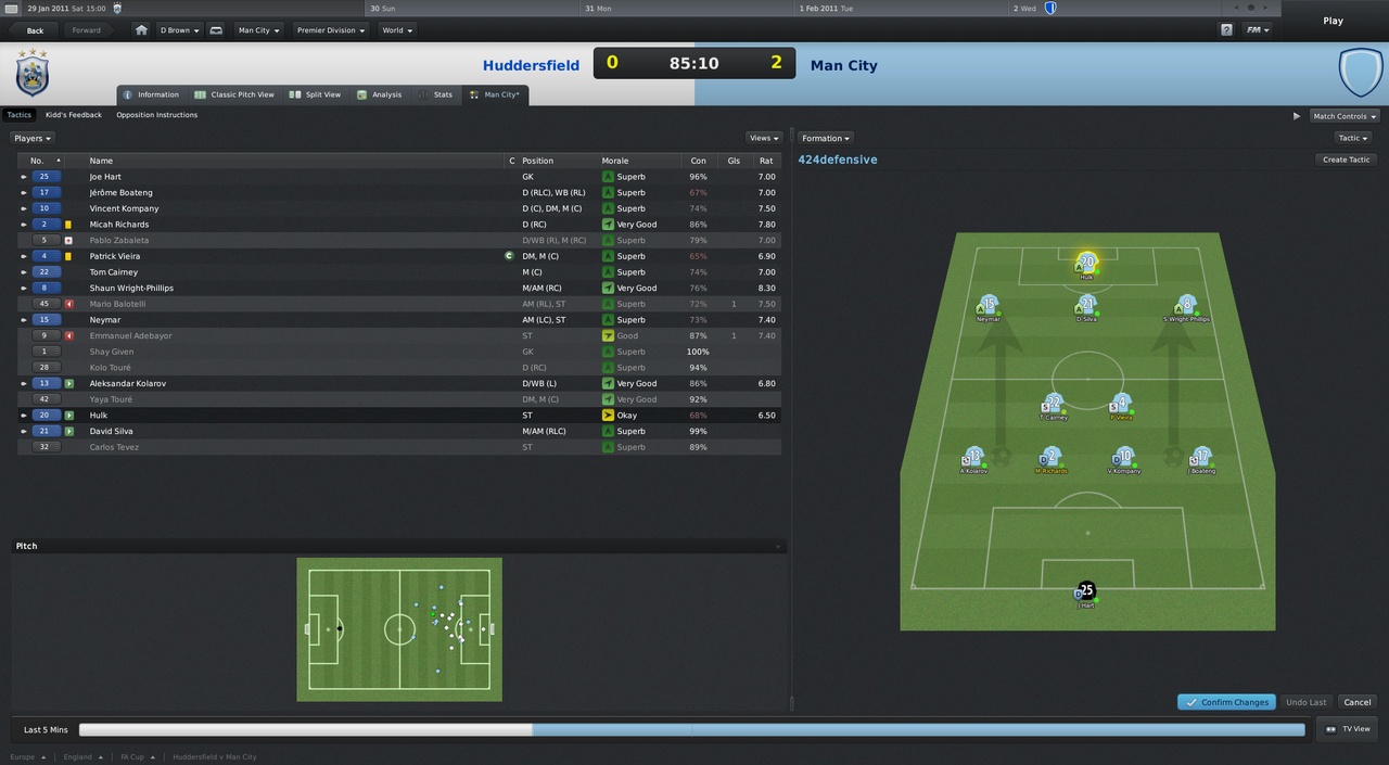 Скриншот из игры Football Manager 2011 - 51