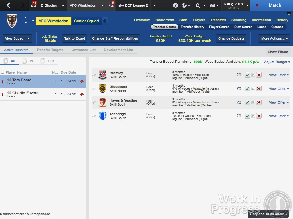 Скриншот из игры Football Manager 2014 - 27