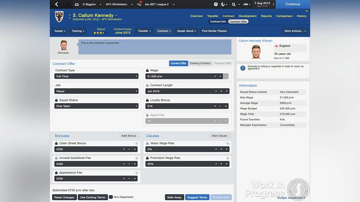 Скриншот из игры Football Manager 2014 - 30