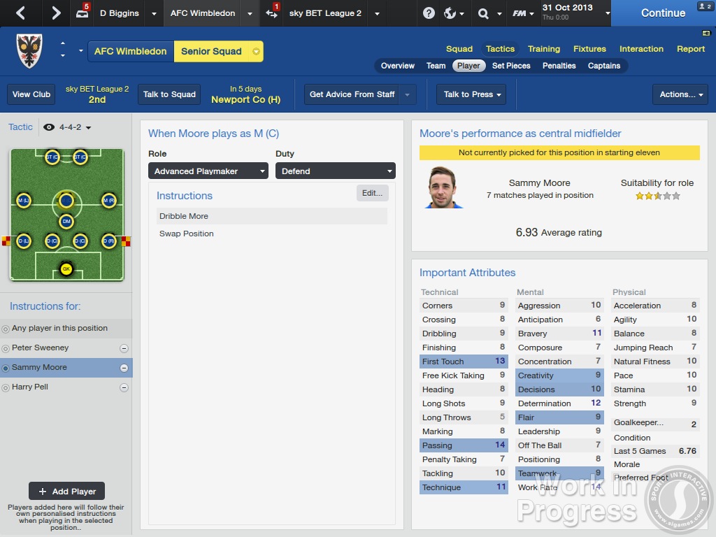 Скриншот из игры Football Manager 2014 - 48