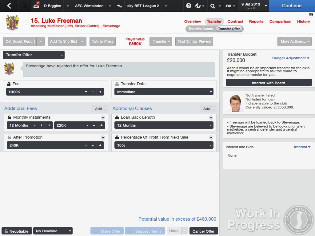 Скриншот из игры Football Manager 2014 - 44