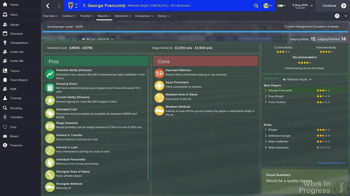 Скриншот из игры Football Manager 2015 - 32