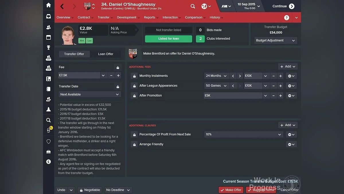 Скриншот из игры Football Manager 2016 - 23