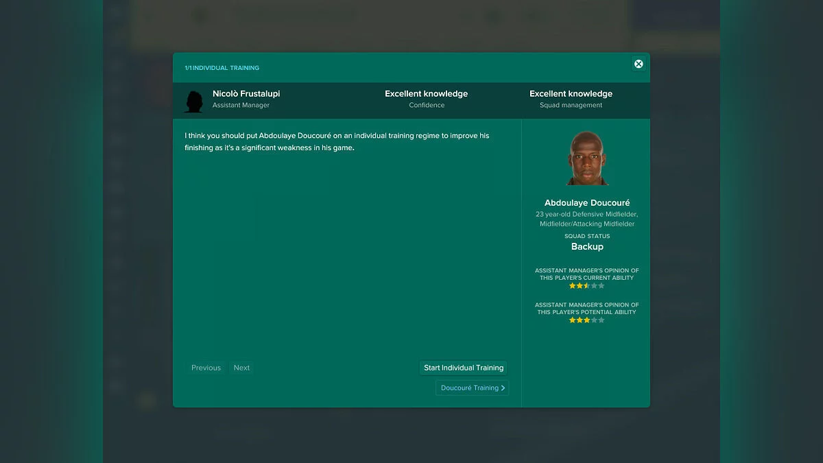 Скриншот из игры Football Manager 2017 - 2
