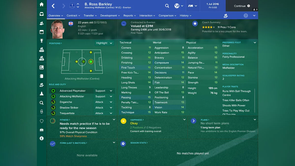 Скриншот из игры Football Manager 2017 - 19