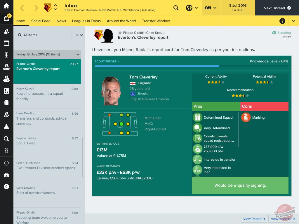 Скриншот из игры Football Manager 2017 - 28