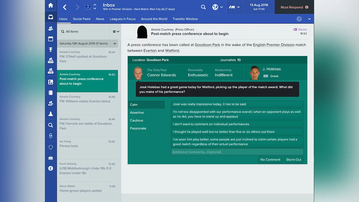 Скриншот из игры Football Manager 2017 - 6