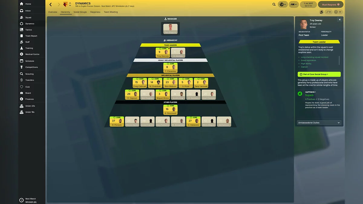 Скриншот из игры Football Manager 2018 - 24