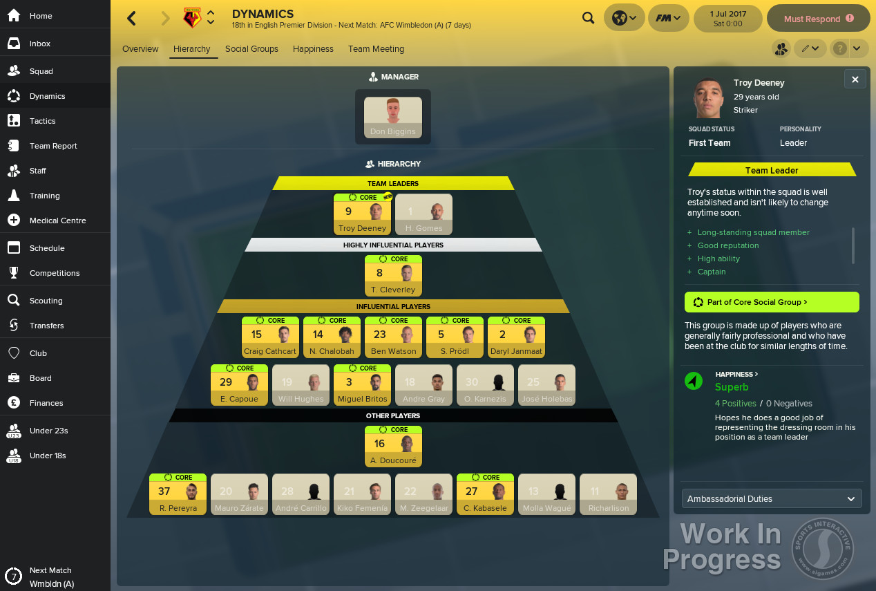 Скриншот из игры Football Manager 2018 - 16