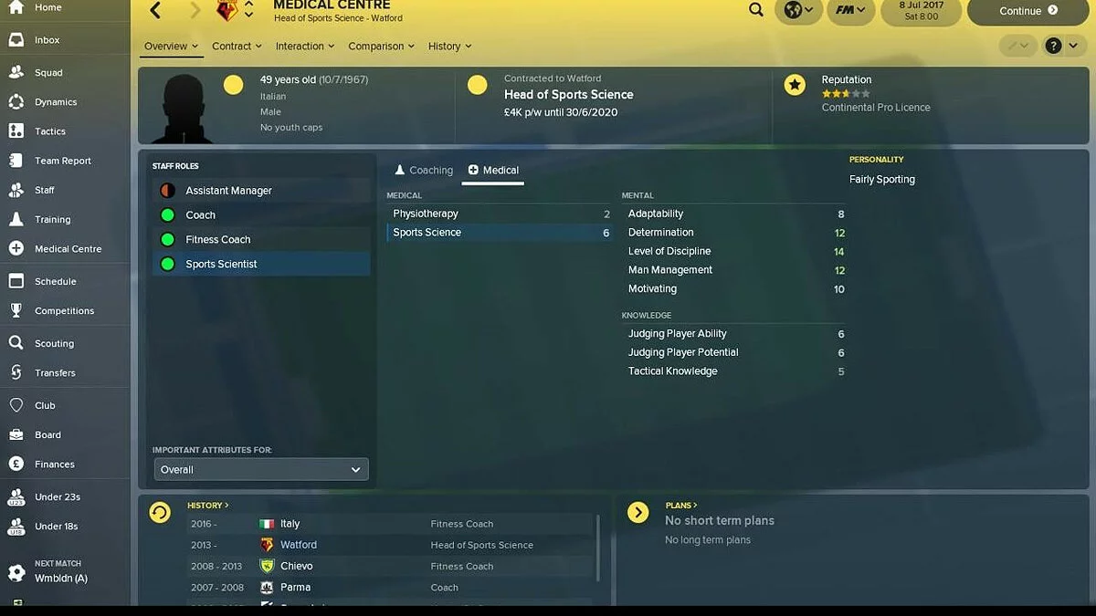 Скриншот из игры Football Manager 2018 - 20