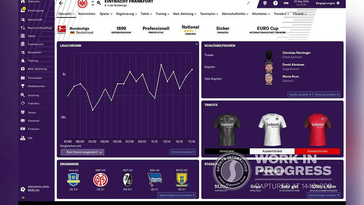 Скриншот из игры Football Manager 2019 - 20