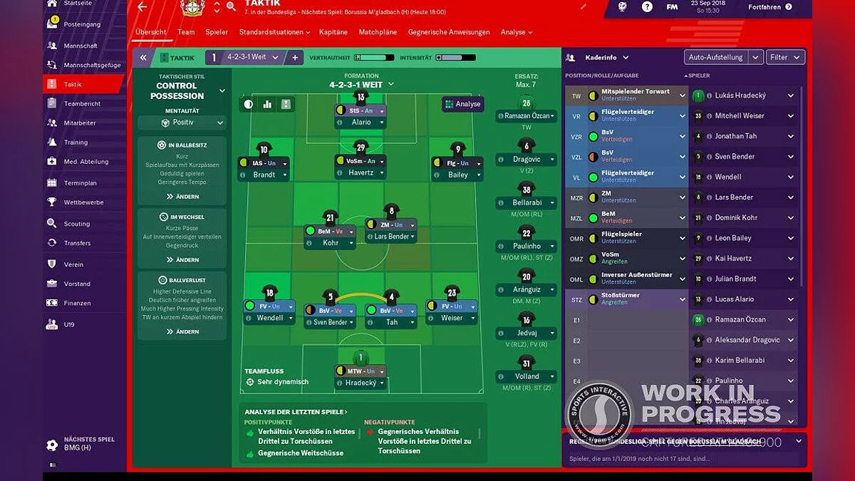 Скриншот из игры Football Manager 2019 - 23