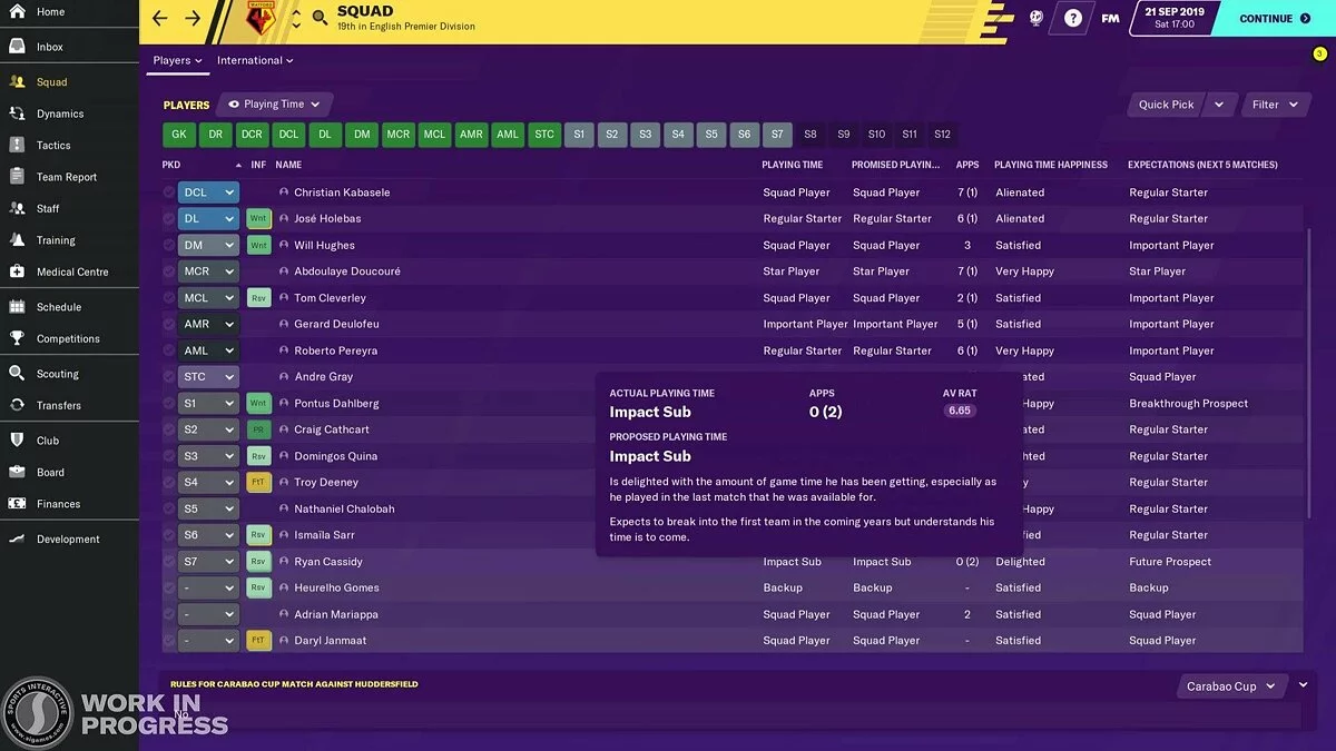 Скриншот из игры Football Manager 2020 - 26