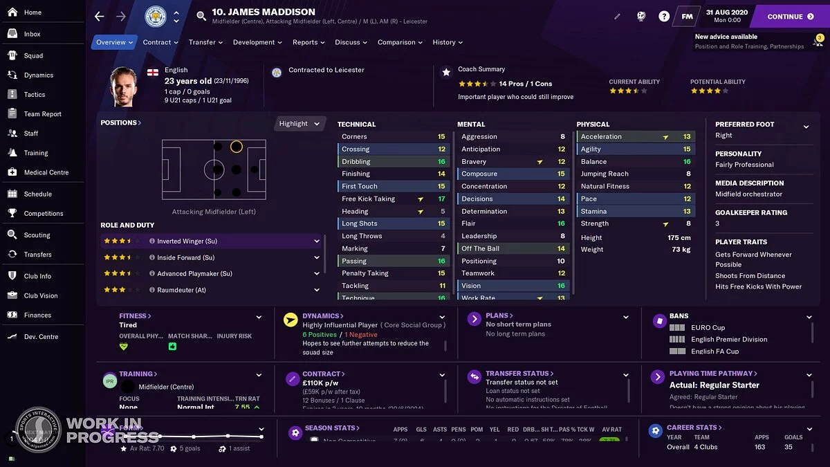 Скриншот из игры Football Manager 2021 - 29