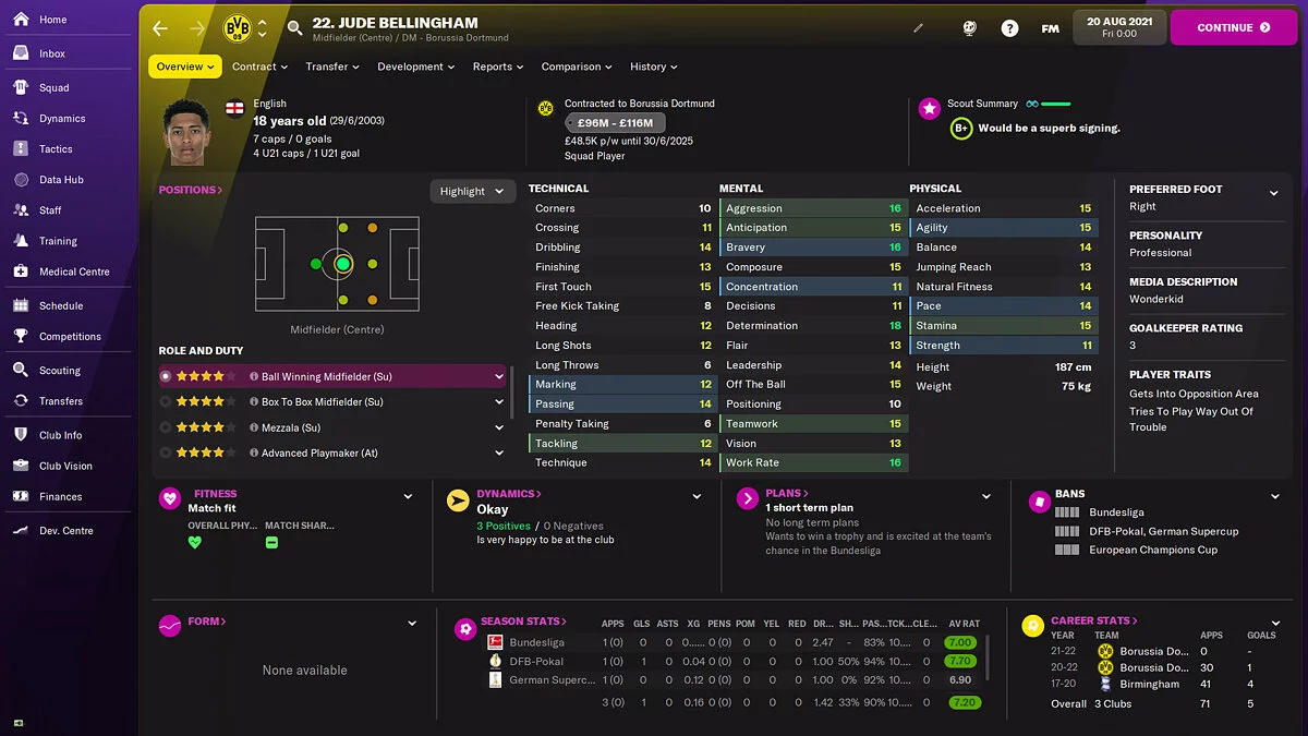 Скриншот из игры Football Manager 2022 - 12