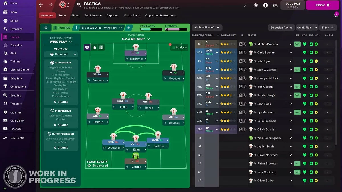 Скриншот из игры Football Manager 2022 - 25