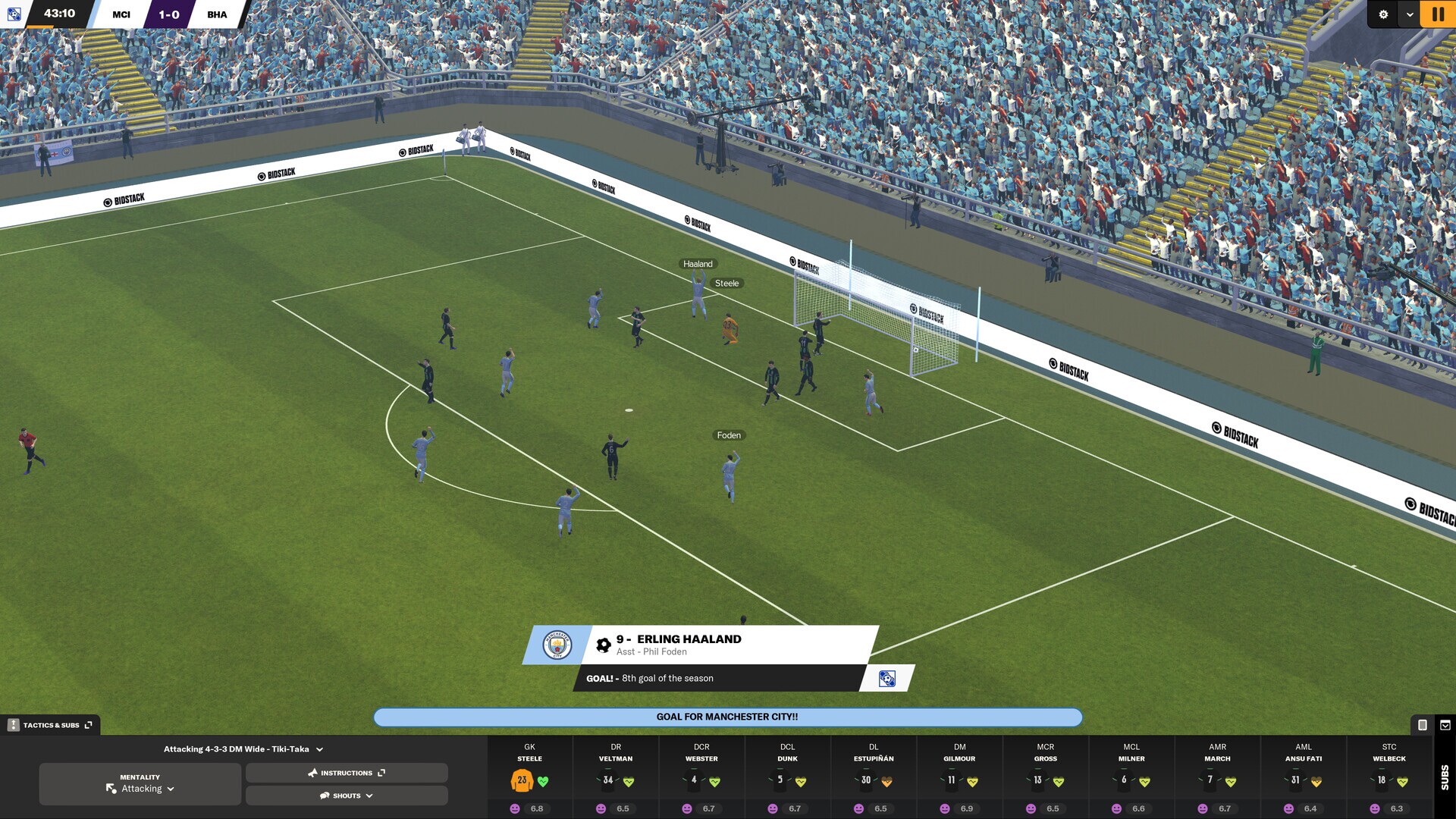 Скриншот из игры Football Manager 2024 - 1