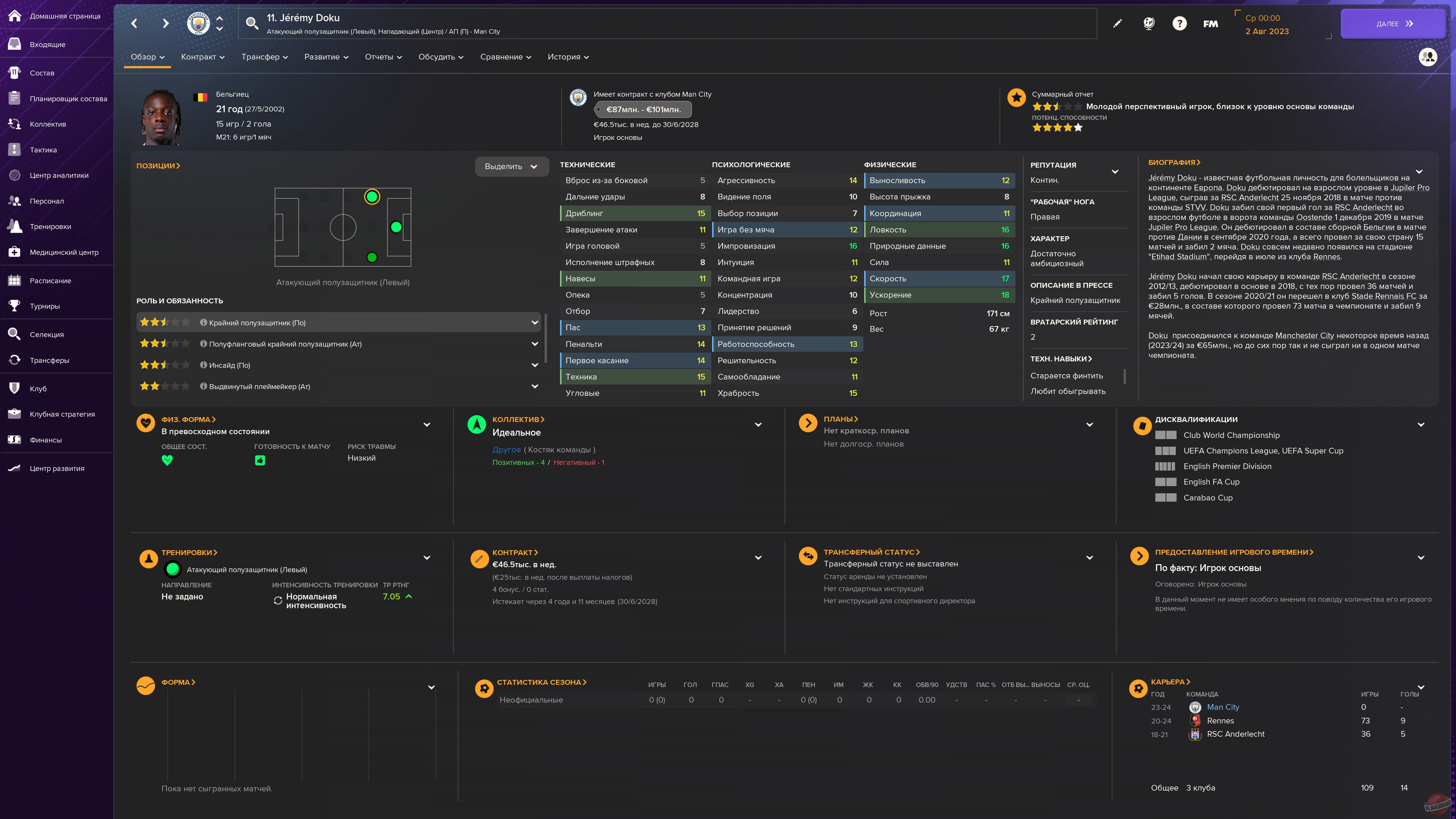 Скриншот из игры Football Manager 2024 - 4