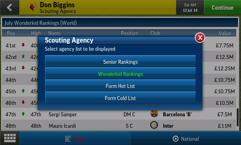 Скриншот из игры Football Manager Handheld 2015 - 14