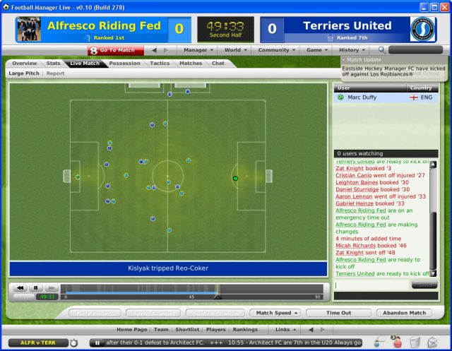 Скриншот из игры Football Manager Live - 109
