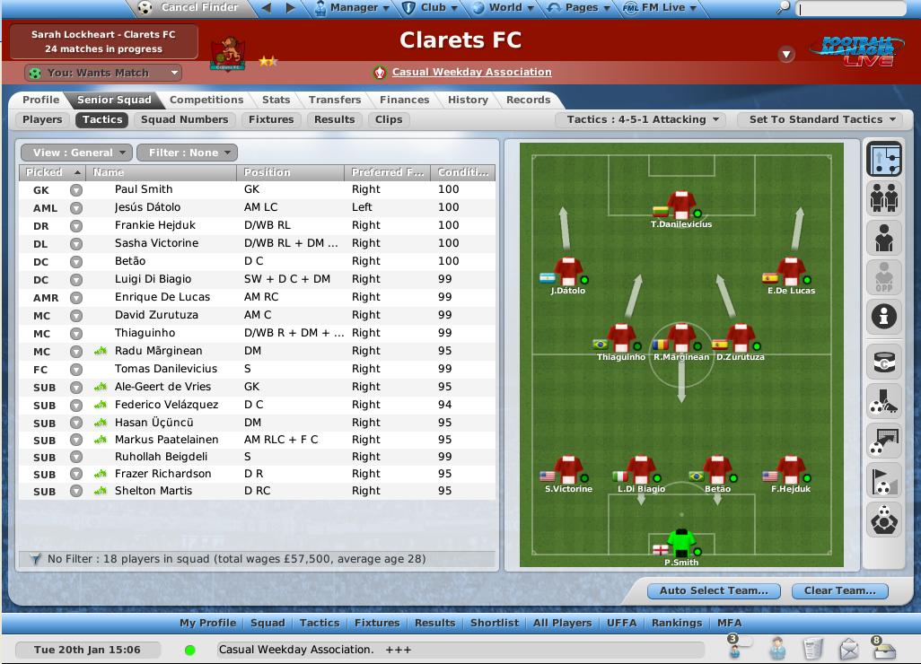 Скриншот из игры Football Manager Live - 107