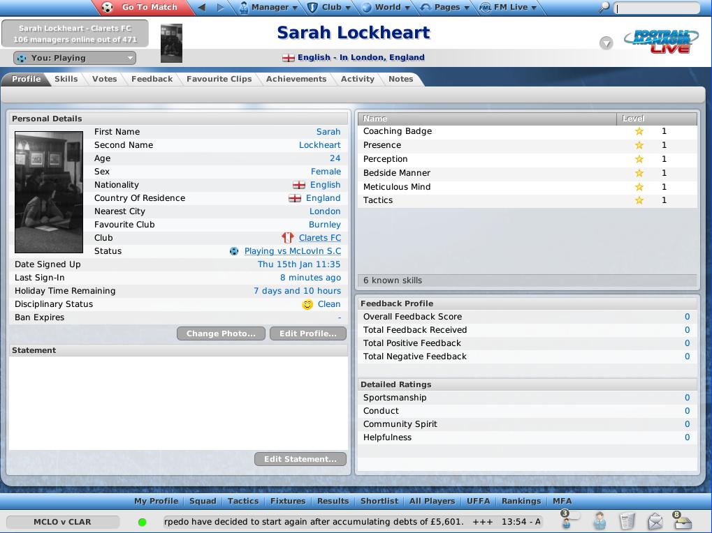 Скриншот из игры Football Manager Live - 37