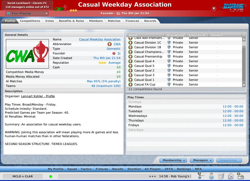 Скриншот из игры Football Manager Live - 103