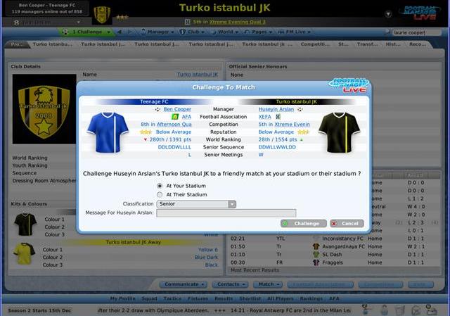 Скриншот из игры Football Manager Live - 122