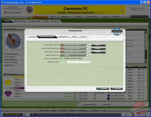 Скриншот из игры Football Manager Live - 49